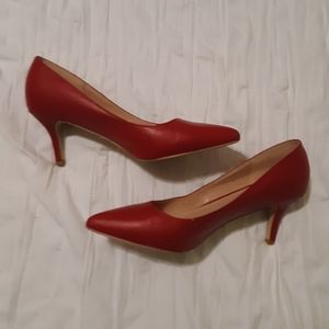 🌿2 for $10🌿 Red 2" Pointed Toe Pumps (9)